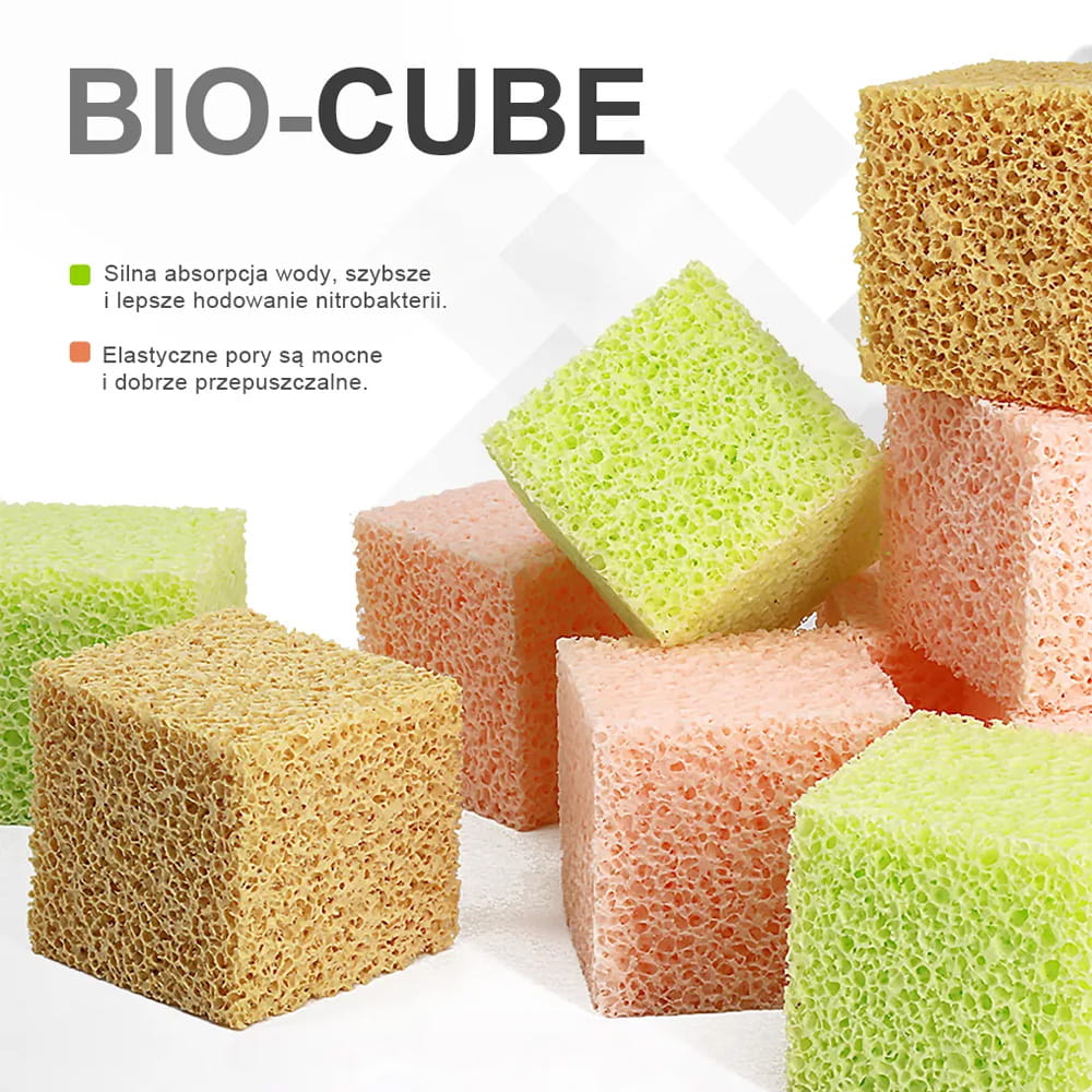 Aqua Specto Bio-Cube 1L - Elastyczne Medium Filtracyjne dla Nitrobakterii